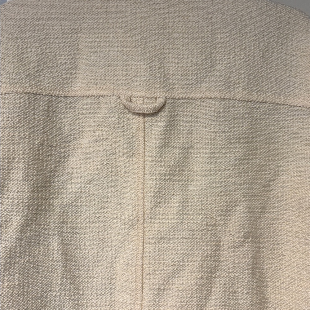 🆕Club Monaco Quilted Boucle Shirt Jacket | Egret | Size XL —BNWT - Picture 7 of 11